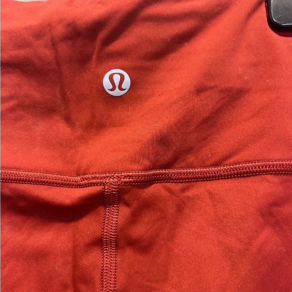 Lululemon WonderUnder Crop Leggings w Mesh